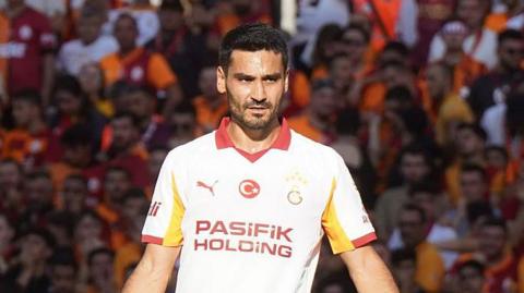 Ilkay Gundogan in action for Galatasaray