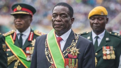 Ceremony for swearing-in of Zimbabwe President Emmerson Mnangagwa