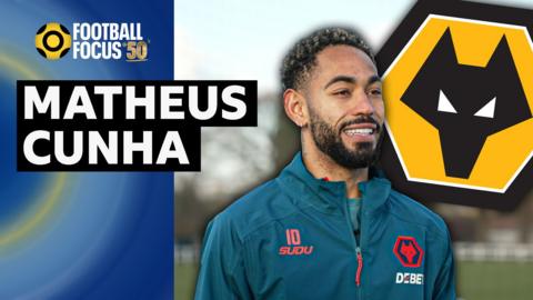 Wolves striker Matheus Cunha