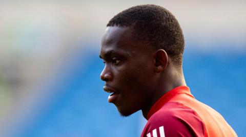 Rabbi Matondo in Wales training