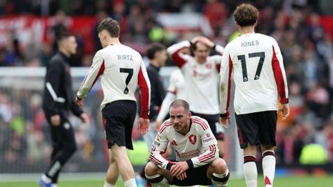 Alexis Mac Allister reacts after the defeat