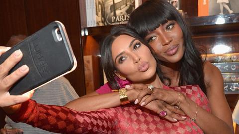 Kim Kardashian West and Naomi Campbell