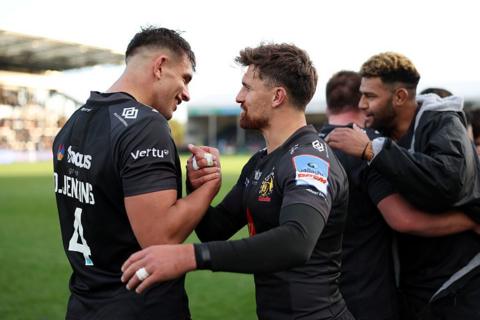 Exeter Chiefs celebrate