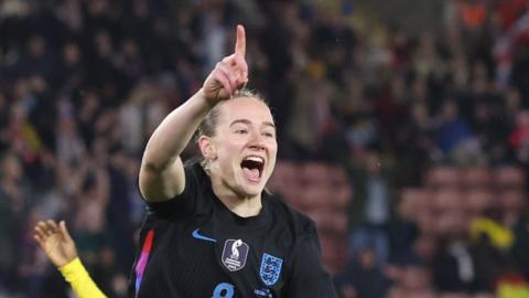 Lucia Kendall celebrates