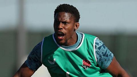 Maro Itoje in training in Girona