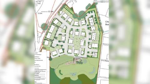 Plans for 58 new homes in Cheddar