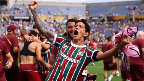 Fluminense celebrate