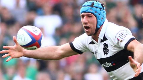 Justin Tipuric playing for the Barbarians