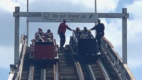 Trapped on Blackpool Pleasure Beach