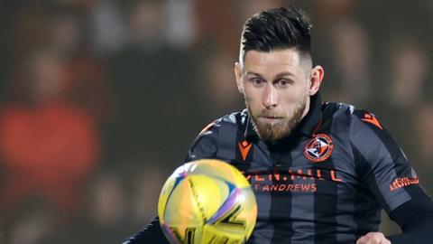 Calum Butcher in action for Dundee United