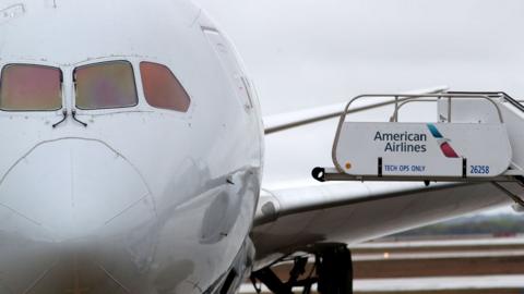 American Airlines jet at Dallas/Fort Worth International Airport