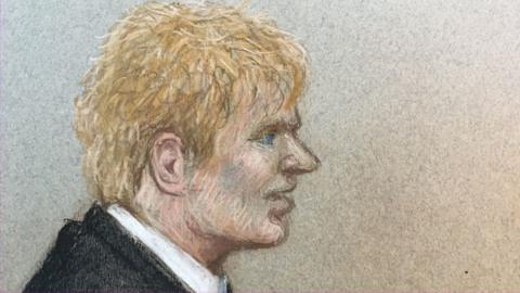 Ed Sheeran court sketch