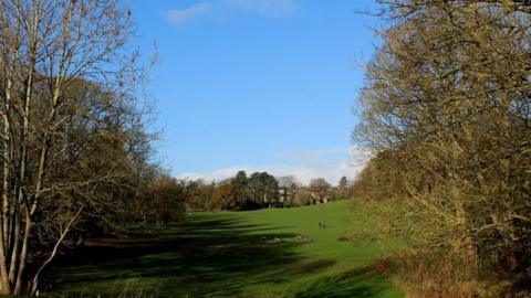 Police were called to Aireville Park in Skipton at 20:00 BST on Wednesday