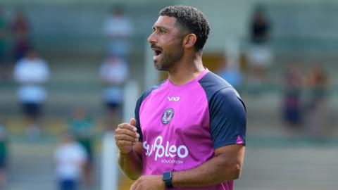 Newport County manager Hayden Mullins