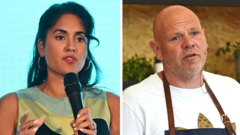 Chefs Ravneet Gill and Tom Kerridge 