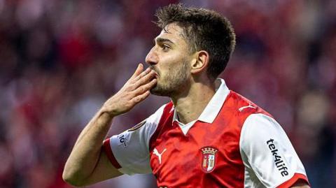 Demir Ege Tiknaz celebrates