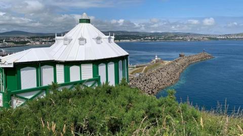 The Camera Obscura overlooking Douglas Bay