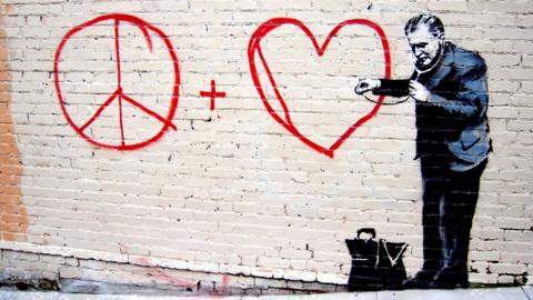 Banksy work