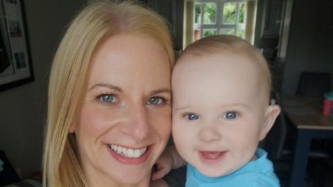 Janine and her son Mason