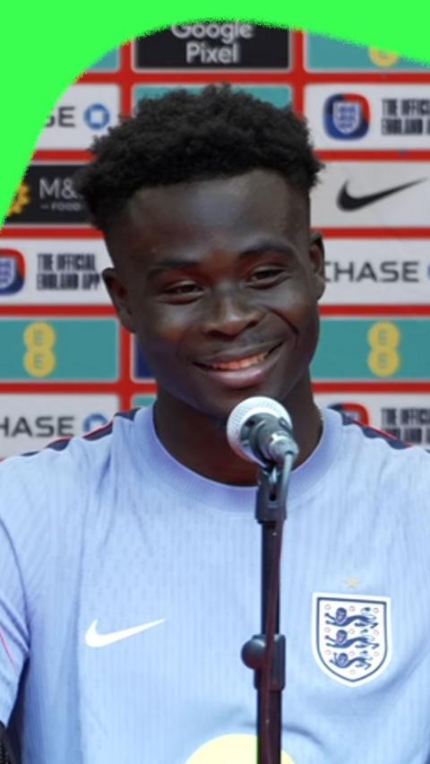 England winger Bakayo Saka