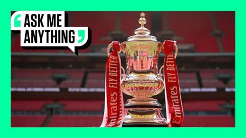 Image of the FA Cup trophy at Wembley