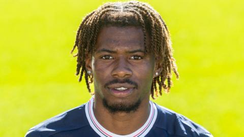 Julien Vetro during a Dundee headshot session for season 2024/25 at Dens Park, on September 18, 2024, in Dundee, 