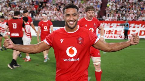 Wales wing Keelan Giles