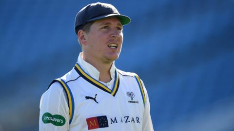 Gary Ballance looks on while playing for former club Yorkshire