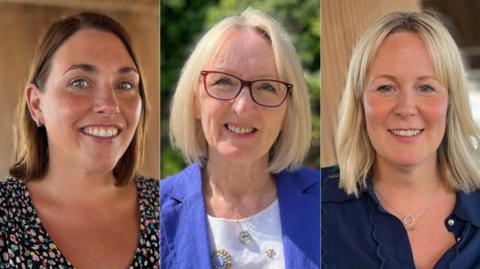 Heledd Fychan, Christine Chapman a Nerys Evans