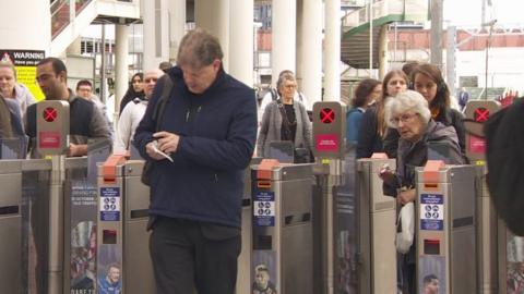 Rail passengers