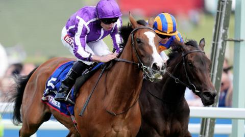 Minnie Hauk beat Whirl by a neck at Epsom