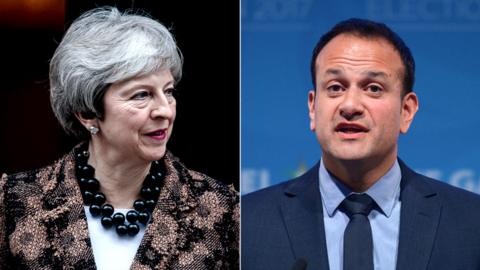 Theresa May and Leo Varadkar