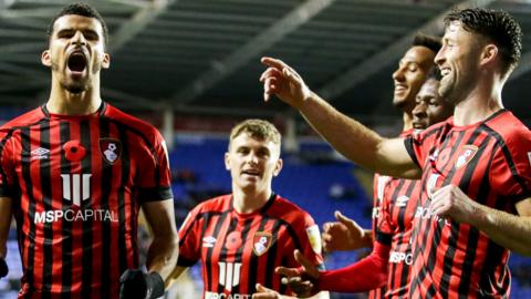 Bournemouth celebrate goal