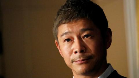 Japanese billionaire Yusaku Maezawa