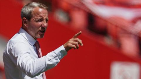 Charlton Athletic manager Lee Bowyer