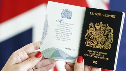 The new King Charles III UK passport, at the Home Office, central London. Picture date: Tuesday July 18, 2023