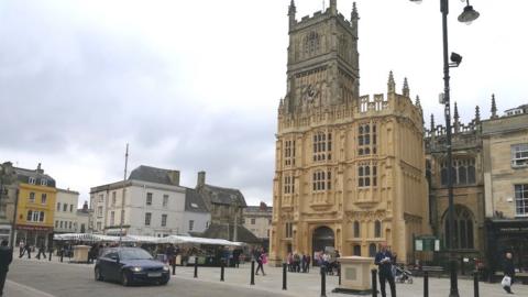 Market Place in Cirencester