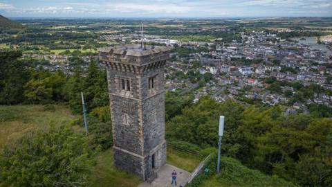 Albert Tower and Ramsey Town