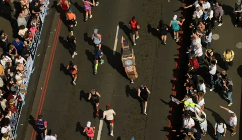 London Marathon runners