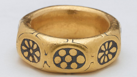 A gold ring