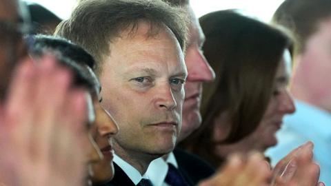 Grant Shapps headshot while in a crowd
