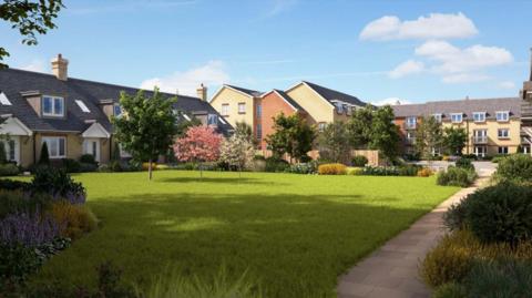 Illustrative image of what the proposed retirement homes in Cambridge 