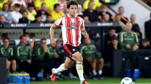 Southampton midfielder Kuryu Matsuki 