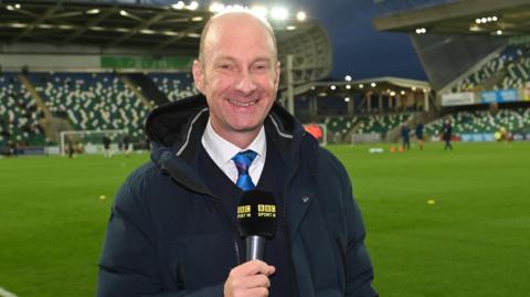 Stephen Watson pictured at a football match