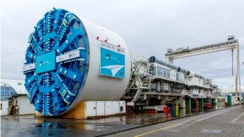 Silvertown Tunnel boring machine