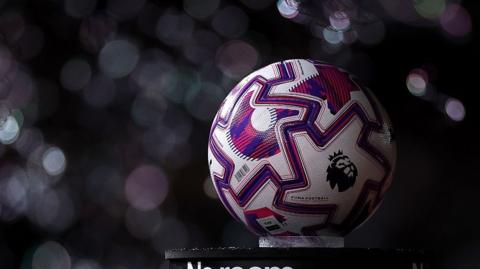 General view of Premier League ball