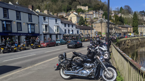 Crowds in Matlock Bath