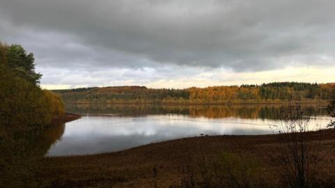 Fewston Reservoir in the Washburn Valley 