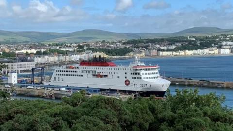 The Manxman in Douglas Bay