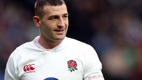 Jonny May in action for England